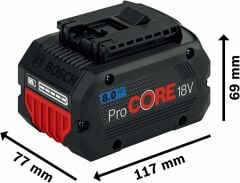 Bosch Professional Procore18V 8.0Ah Akü - 1600A016GK