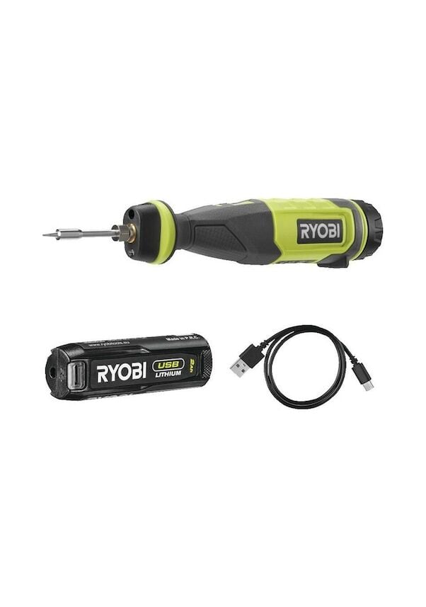 Ryobi RSI4-120 Tek Akülü Kalem Havya 4V 2.0Ah - 5133006146