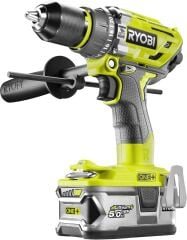Ryobi R18PD7-252S ONE+ 18V Kömürsüz-85Nm/2.0Ah + 5.0Ah Akülü Darbeli Matkap Seti - 5133004391