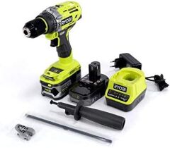 Ryobi R18PD7-252S ONE+ 18V Kömürsüz-85Nm/2.0Ah + 5.0Ah Akülü Darbeli Matkap Seti - 5133004391
