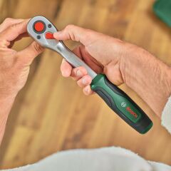 Bosch 1/4'' ve 1/2'' Cırcırlı Somun Sıkma Seti 56 Parça - 1600A02Z9G