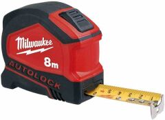 Milwaukee Ağır Hizmet Tipi Autolock Şerit Metre 8m - 4932464664