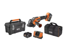 Aeg Bews 18-115BLPX2-502T 2x5.0Ah Çift Akülü Kömürsüz Avuç Taşlama- 4935492109