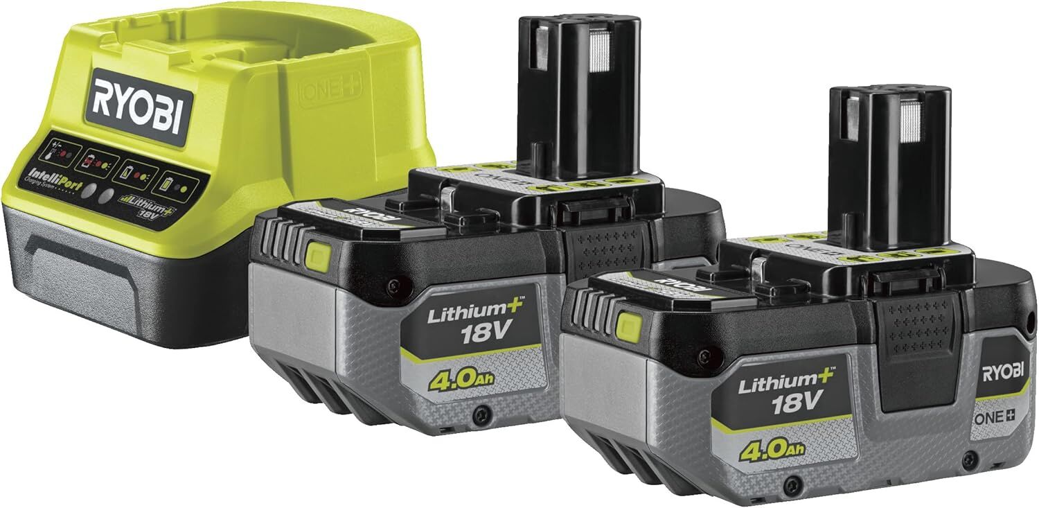 Ryobi RC18120-240X 18V Akü Şarj Cihazı Seti 2x4.0Ah - 5133005092