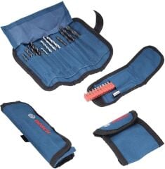 Bosch Professional GSR 120-LI 2Ah Çift Akülü Vidalama Makinesi + 23 Parça Set - 06019G8002