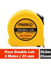 Fisco Double-Lok 8 Metre / 25 mm Çelik Şerit Metre
