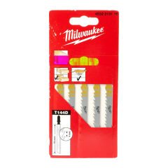 Milwaukee Ahşap Dekupaj Bıçağı T144D75 mm 5'Li - 4932213116