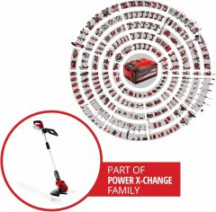 Einhell GE-CT 18 Li - Solo, Akülü Kenar Kesme (Akü ve şarj cihazı dahil değildir) - 3411172