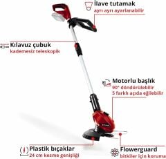Einhell GE-CT 18 Li - Solo, Akülü Kenar Kesme (Akü ve şarj cihazı dahil değildir) - 3411172