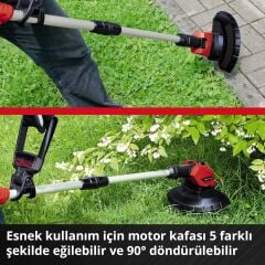 Einhell GE-CT 18 Li - Solo, Akülü Kenar Kesme (Akü ve şarj cihazı dahil değildir) - 3411172