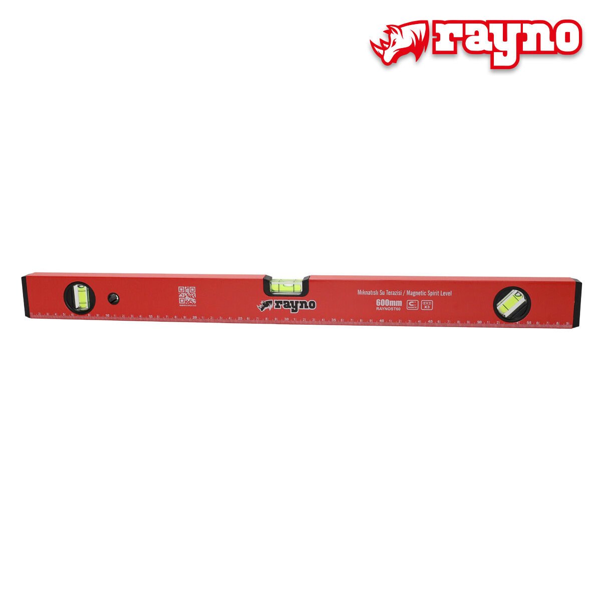 Rayno Mıknatıslı Su Terazisi 400 mm - RAYNOST40