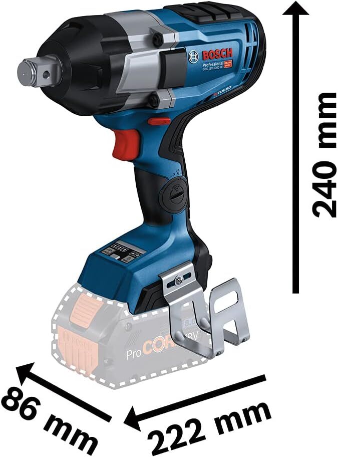 Bosch Professional GDS 18V-1050 H Akülü Somun Sıkma Makinesi (Akü ve Şarj Dahil Değil) - 06019J8500