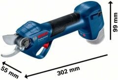 Bosch Pro Pruner Akülü Bahçe Makası (Akü ve Şarj Cihazı Dahil Değildir) - 06019K1020