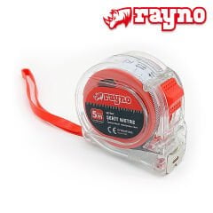Rayno Şeffaf Şerit Metre 5m x 25mm - 11512