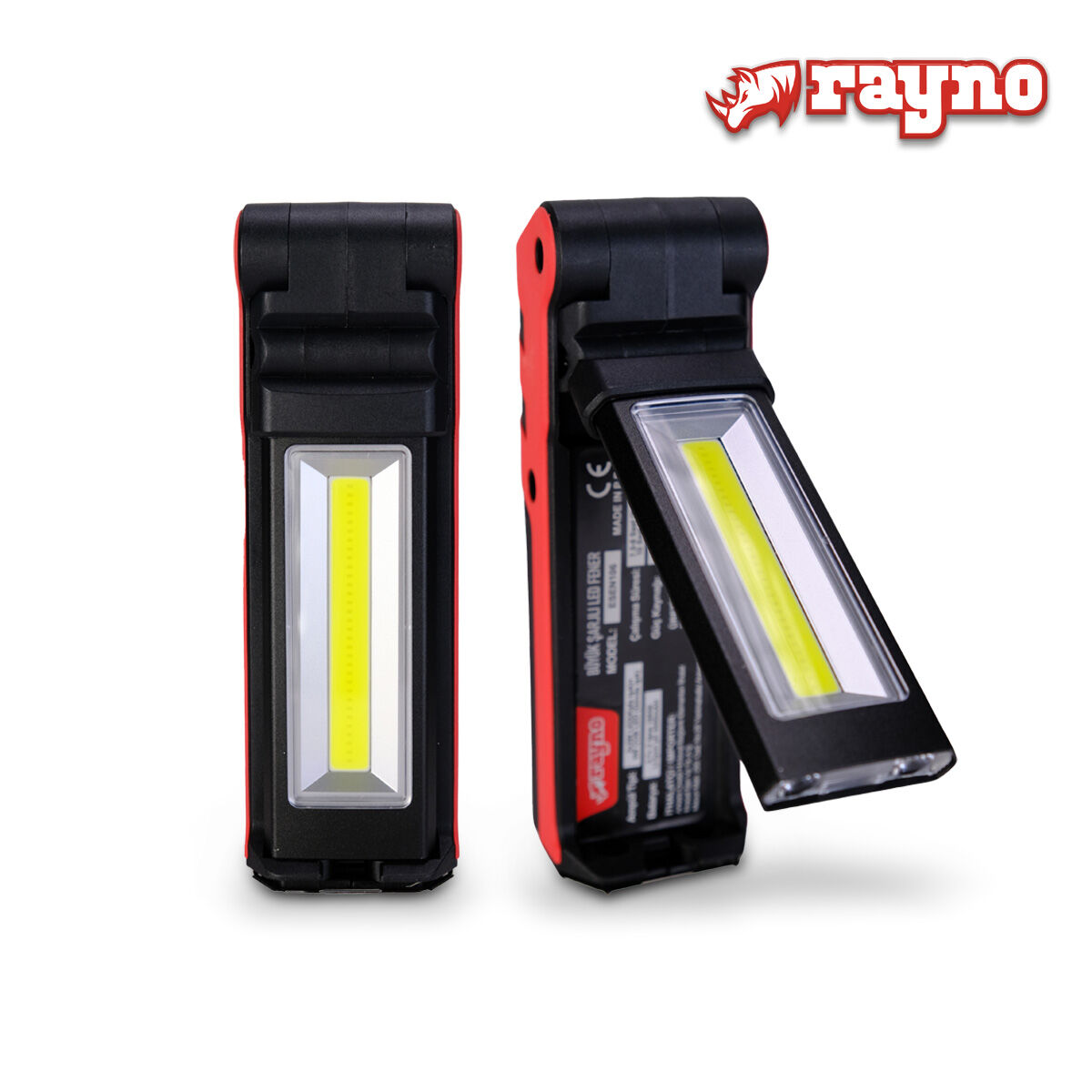 Rayno Büyük Şarjlı Açılı Led Fener 4400 Mah El Feneri - RYN10554
