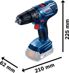 Bosch Professional GSB 180-LI 2x2.0 Ah Çift Akülü Darbeli Delme Vidalama Makinesi - 06019F8308