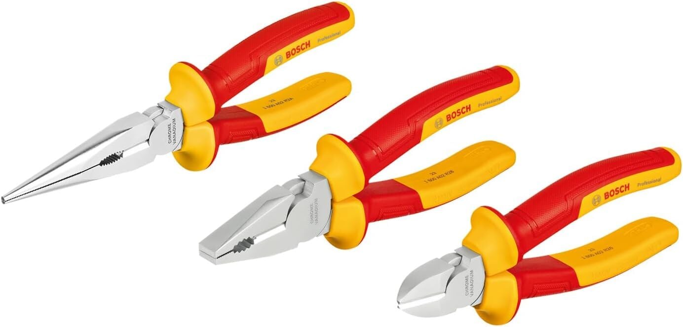 Bosch Profesyonel VDE Pense Seti 3 Parça - 1600A02NG0