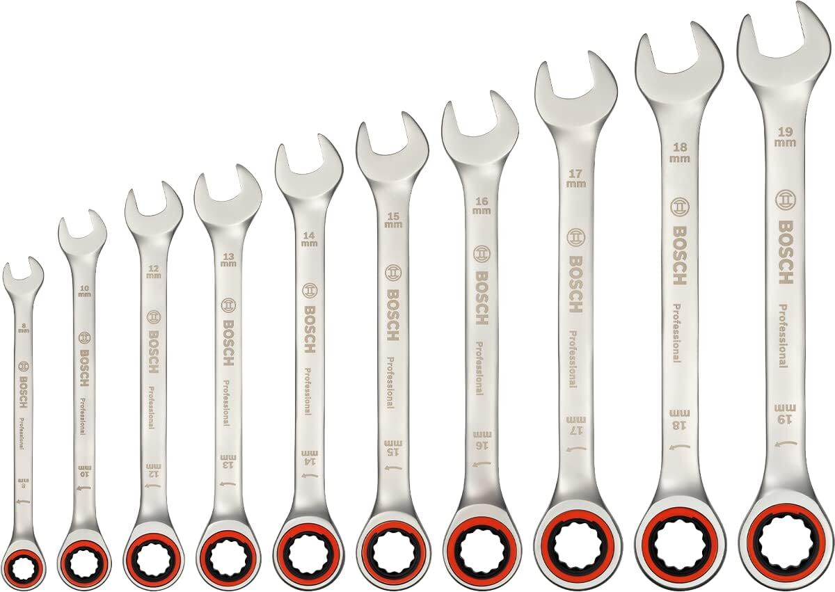 Bosch Profesyonel Anahtar Takımı 10 Parça - 1600A02AU0