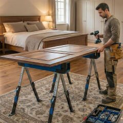 Scheppach MWB600 2 Parçalı Testere Sehpası Seti - 5907109852