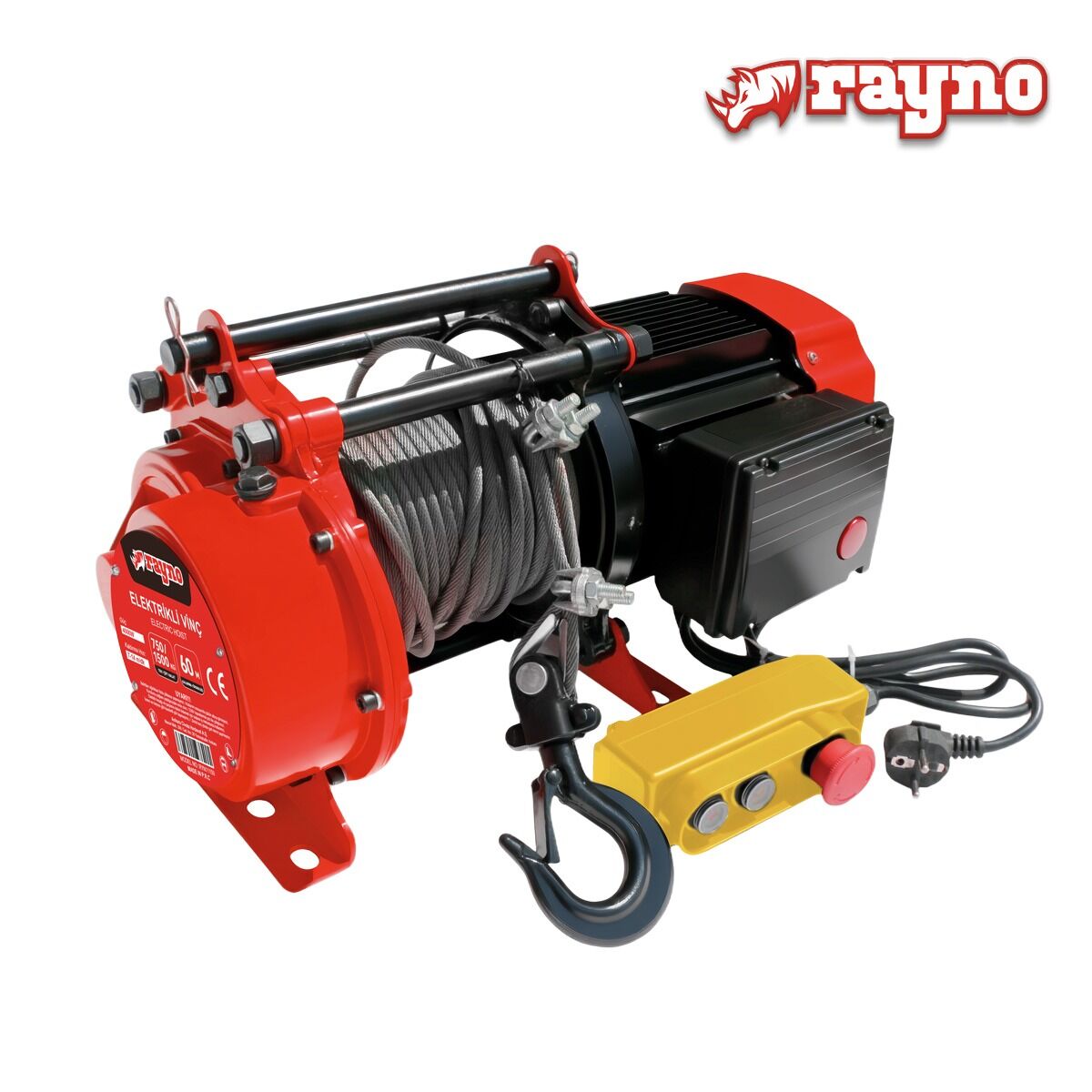 Rayno Elektrikli Vinç  750-1500 Kg 60 M - RYN11152