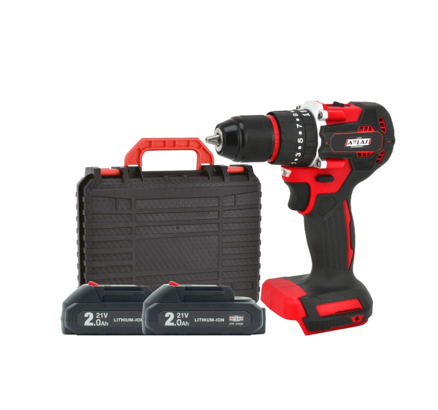 Attlas Atb 21 BLPD-202C 21V 2x2.0Ah Çift Akülü Kömürsüz Darbeli Matkap - A0104075