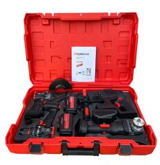 Specco Black Spark 4'lü Akülü Set 2x4.0Ah (BS20V 1050 Darbeli Matkap+ BS20V-350N Somun Sökme+BS20V-115/125A Taşlama+BS20V-SDS26 Kırıcı Delici ) - XBS20V-001SET